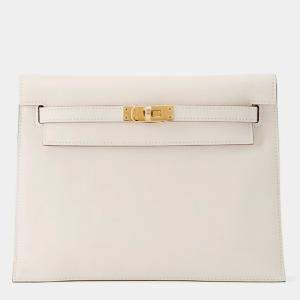 Pre Owned Hermes Kelly Danse II Nata Swift Leather Shoulder Bag