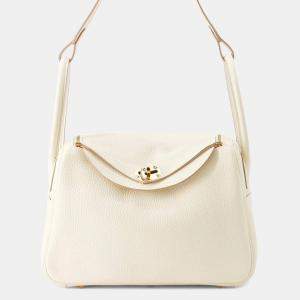 Pre Owned Hermes Lindy Craie Taurillon Clemence Size 26