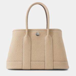 Pre Owned Hermes Neo Garden  Size 23 Trench Negonda Leather Bag