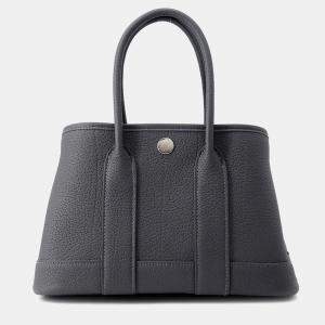 Pre Owned Hermes Neo Garden Ardoise Negonda Leather Size 23