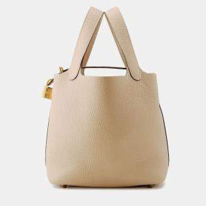 Pre Owned Hermes Picotin Lock Trench Taurillon Clemence PM