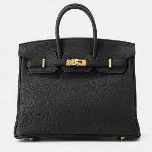 مملوكة مسبقًا Hermes Birkin Black Togo Leather Size 25
