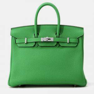 مملوكة مسبقًا Hermes Birkin Bamboo Togo Leather Size 25