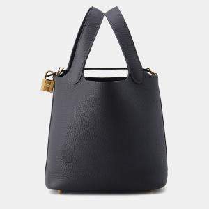 مملوكة مسبقًا Hermes Picotin Padlock 18 Caban Taurillon Clemence