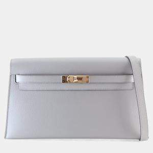 Pre Owned Hermes Gris Pantin Epsom Kelly Elan