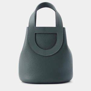 Pre Owned Hermes In The Loop Vert Mangrove Taurillon Clemence Swift Leather Size 18