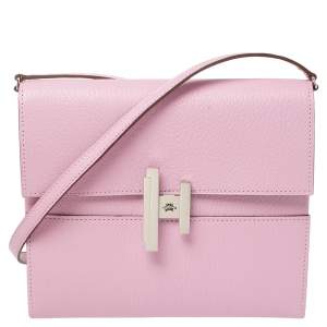 مملوكة مسبقًا Hermes Mauve Sylvestre Chevre Leather Cinhetic To Go Wallet