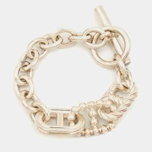 Hermes Chain D'Ancre Parade Link Sterling Silver Bracelet