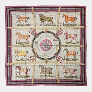 Hermes Couvertures Et Tenues De Jour Silk Scarf Shawl 140Cm