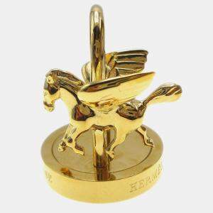 Hermes 2007 Entrez dans la danse! Pegasus Cadena Gold Small