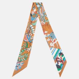 Hermes Brown De l'Ombrelle Aux Duels Sticker Twilly