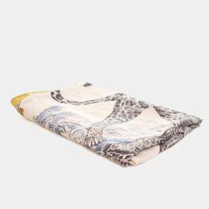 Pre Owned Hermes Jungle Love Cashmere Triangle Scarf