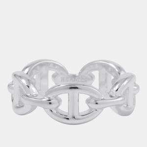 Pre Owned Hermes Chaine D'Ancre Anchene Ring Size PM  Sv925