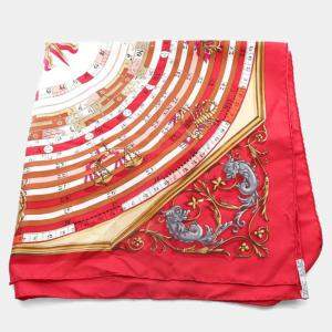 Pre Owned Hermes Dies et Hore Astrologie Silk Scarf