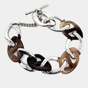 Pre Owned Hermes Chain Horn Bracelet