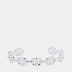 Pre Owned Hermes Chaine D'Ancre Bangle Size Sh Sv925
