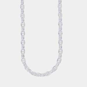 Pre Owned Hermes Chaine D'Ancre Necklace Size Pm/43 Frames Sv925