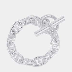 Pre Owned Hermes Chaine D'Ancre Bracelet 11 Frames Size GM Sv925