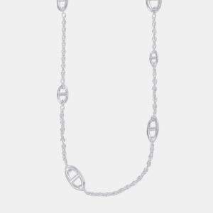 Pre Owned Hermes Chaine D'Ancre Farandole Necklace Size 80 Sv925