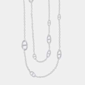 Pre Owned Hermes Chaine D'Ancre Farandole Necklace Size 160 Sv925
