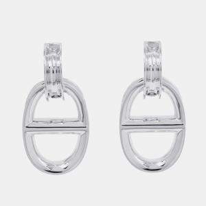 Pre Owned Hermes Chaine D'Ancre Earrings Sv925