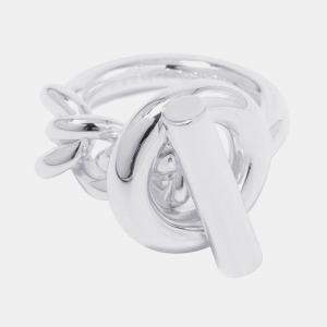 مملوكة مسبقًا Hermes Croisette Silver 925 Ring Size GM EU 52