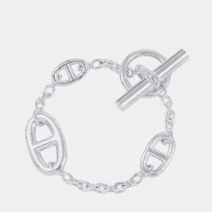 Pre Owned Hermes Chaine D'Ancre Farandole Bracelet Size Xs Sv925