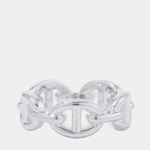 مملوكة مسبقًا Hermes Chaine D'Ancre Anchene Ring Size Pm/51 Sv925