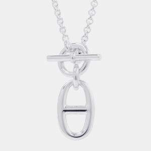 مملوكة مسبقًا Hermes Chaine D'Ancre Amulette Necklace Sv925
