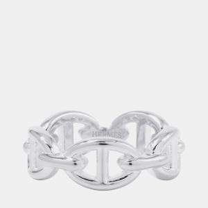 مملوكة مسبقًا Hermes Chaine D'Ancre Anchene Ring Size Pm/54/#14 Sv925