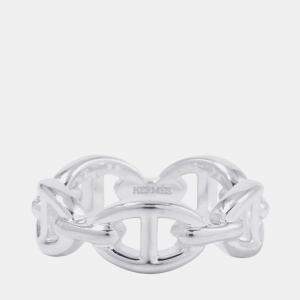 مملوكة مسبقًا Hermes Chaine D'Ancre Anchene Ring Size Pm/53/#13 Sv925