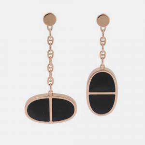 مملوكة مسبقًا Hermes Chaine D'Ancre Earrings Verso K18Pg Ceramic