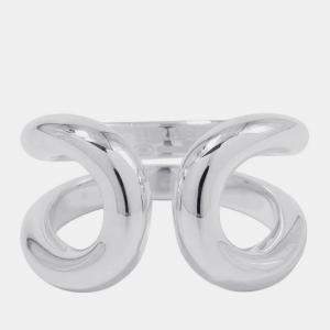 Pre Owned خاتم هيرمس ليما قياس حجم صغير/51/#11 فضة 925