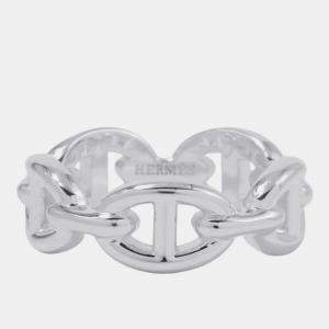 مملوكة مسبقًا Hermes Chaine D'Ancre Anchene Ring Size Pm/53/#13 Sv925