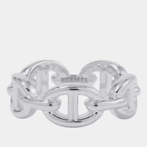 Pre Owned خاتم هيرمس شين دانكر إنشين مقاس بي إم/51/#11 فضة 925