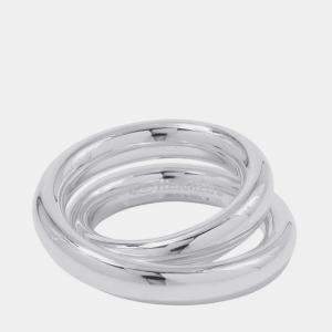 Pre Owned Hermes Caba Cityslide Clutchertige Ring Size 48/#8 Sv925