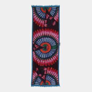 Pre Owned وشاح هيرمس حرير ملون بشراريب