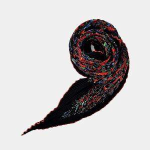 مملوكة مسبقًا وشاح هيرمس حرير متعدد الألوان مطوي