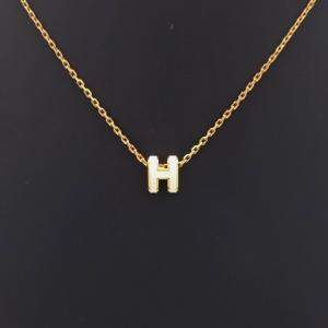 Pre Owned Hermes Pop H Mini Necklace