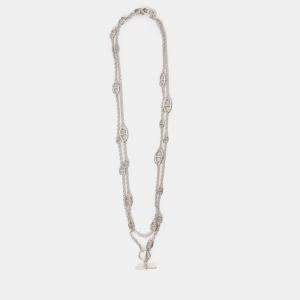 Pre Owned قلادة هيرمس فاراندول ١٦٠ فضية ستيرلينغ