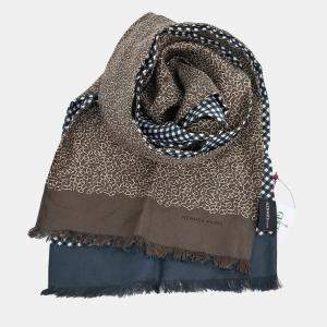 مملوكة مسبقًا Hermes Brown Silk Scarf