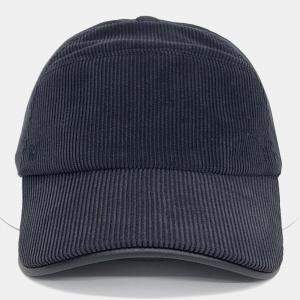 مملوكة مسبقًا Hermes Navy Blue Corduroy Cap