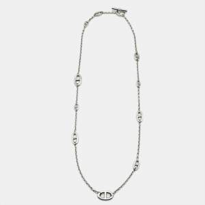 مملوكة مسبقًا Hermes Farandole Sterling Silver Long Necklace