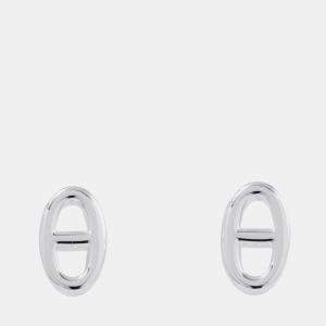 مملوكة مسبقًا Hermes Chaine D'Ancre Farandole Earrings Size TPM SV925