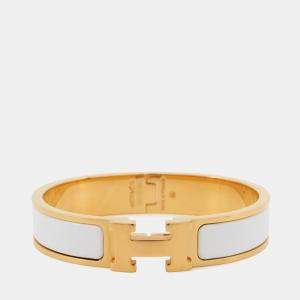 Pre Owned Hermes Clic Crack Metal