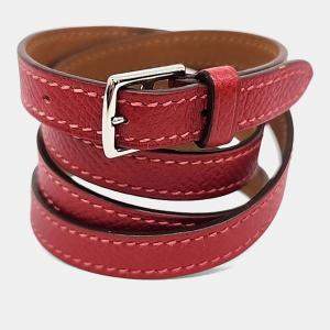 Pre Owned Hermes Leather Strap Bracelet