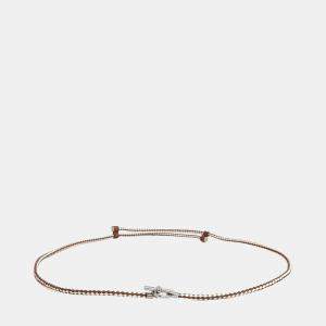 Pre Owned حزام هيرمس جلد بني/بيج