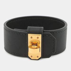 مملوكة مسبقًا Hermes Kelly Twist Bracelet Small Kelly Twist Pm Size T2 Blackh011078Cc89 Swift Leather