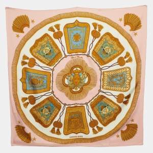 مملوكة مسبقًا وشاح هيرمس حرير بوستي إيه كافاليري وردي