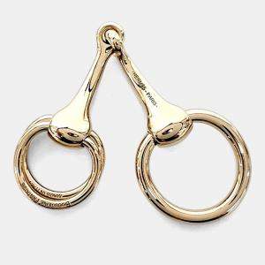 Pre Owned Hermes Gold Morse Scarf Ring